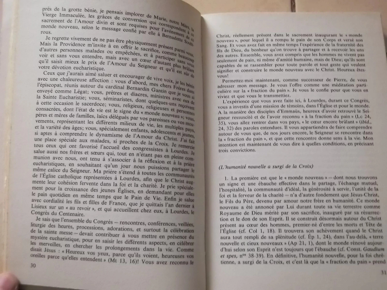 Congresso eucarístico Lourdes 1981 eucaristia rumo a um mundo novo – photo 5